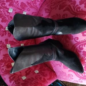 Spell and the gypsy collective black leather boots